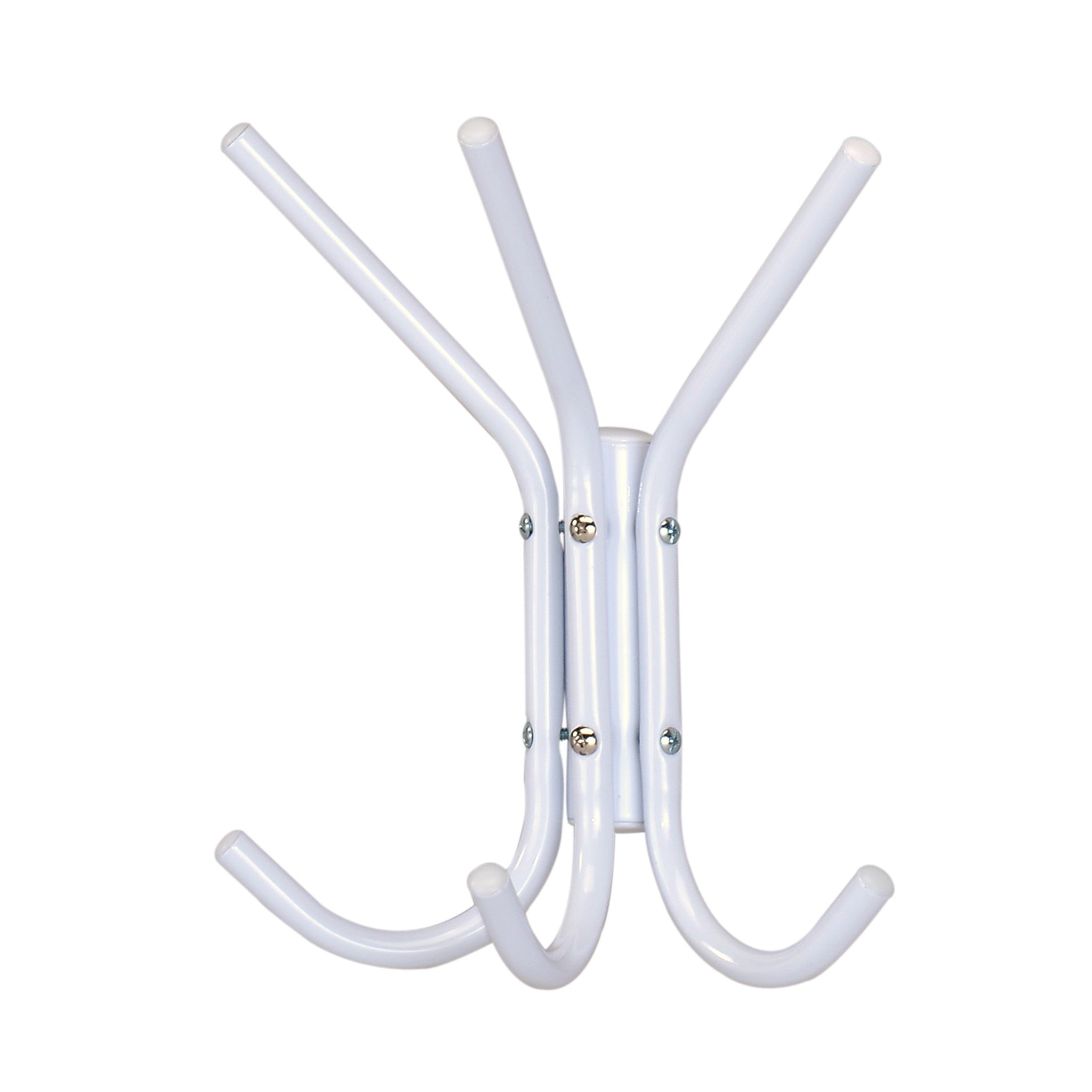 Perchero de Pared 6 Ganchos Blanco