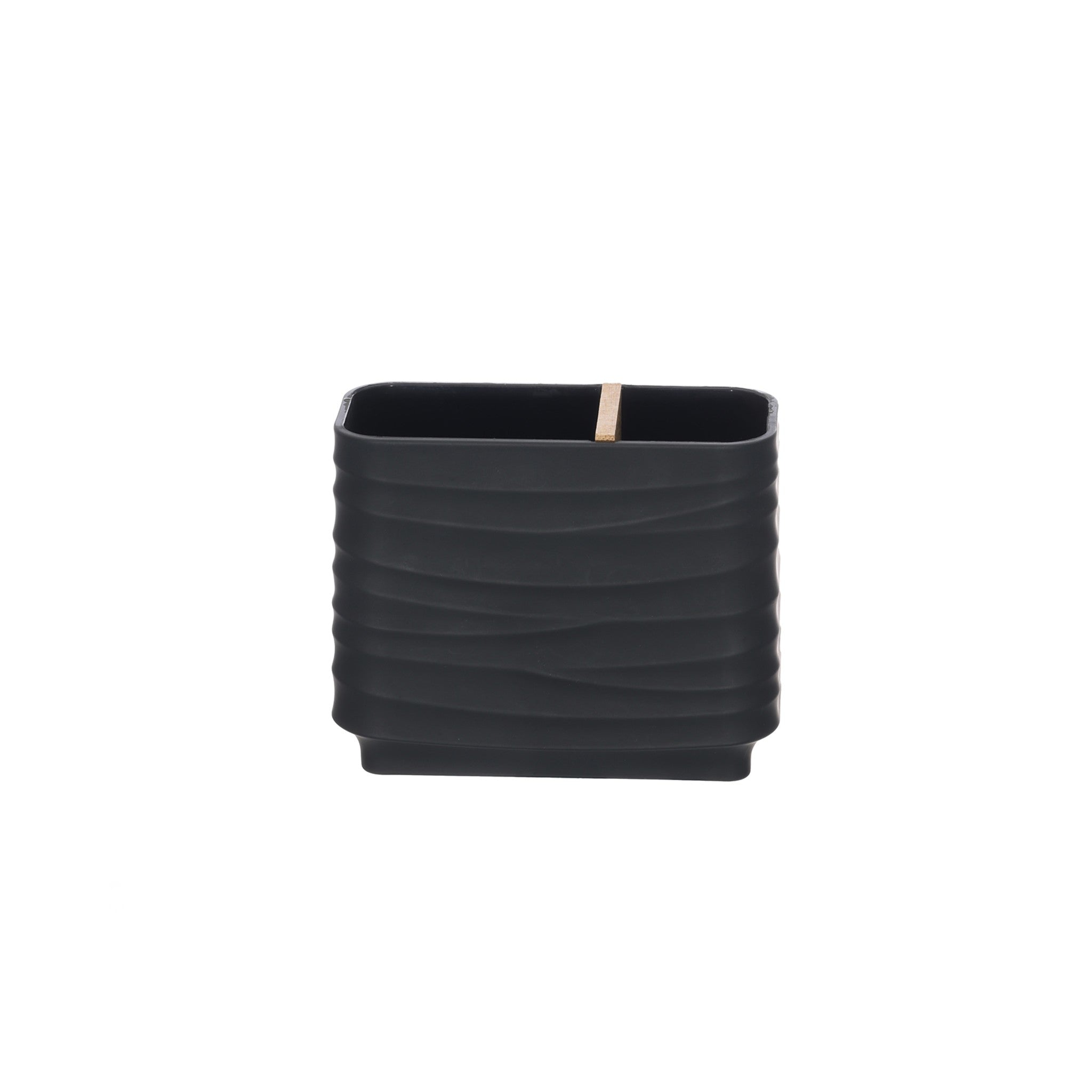 Portacepillo de Dientes Negro con Bamboo Samui